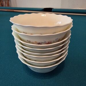 Arcopal Victoian 5" Bowls. Set Of 8